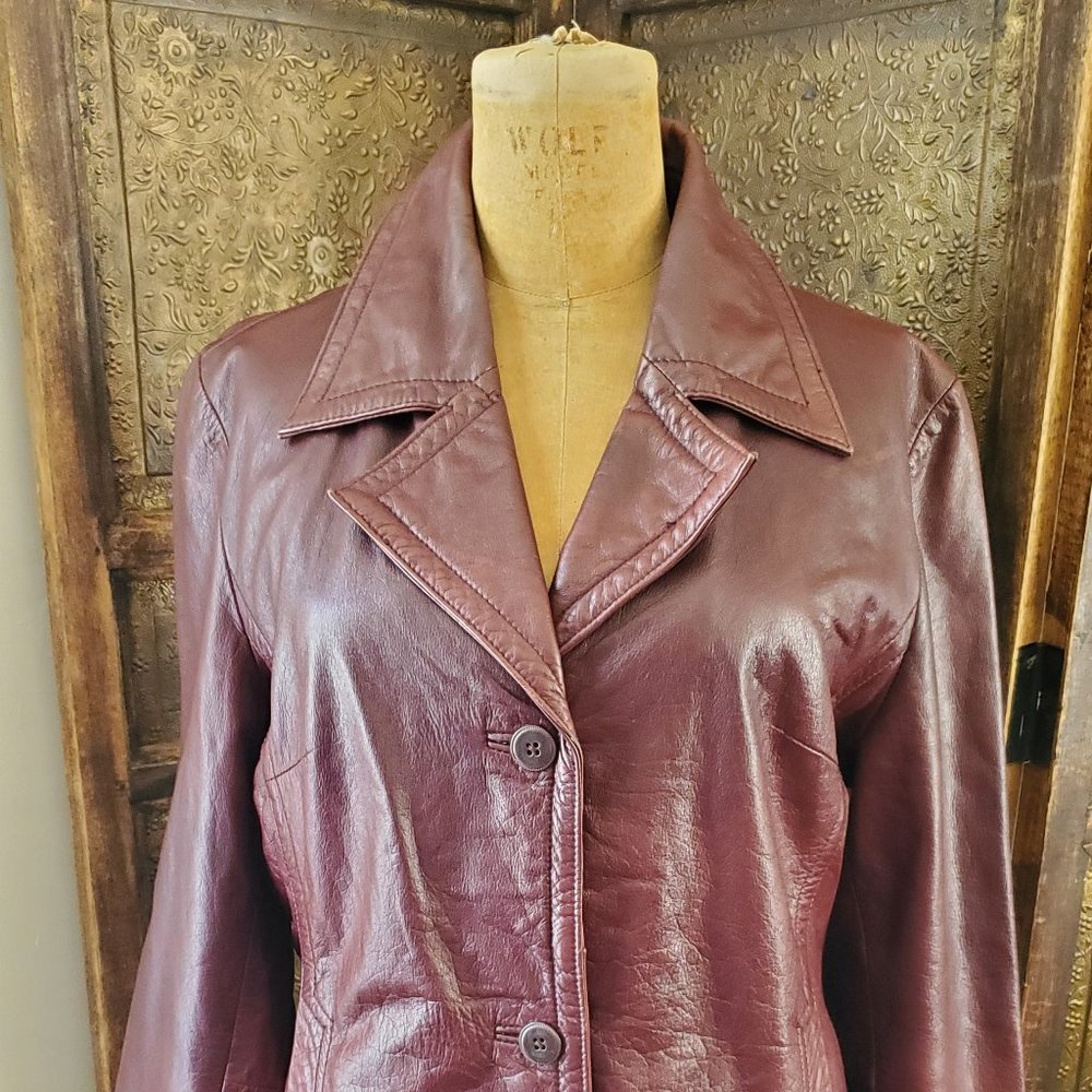 Vintage Brandon Thomas Leather Coat